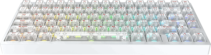 MG75 Max Teclado - White