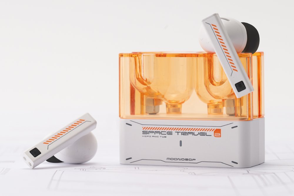 Space Travel 2 Auriculares - White