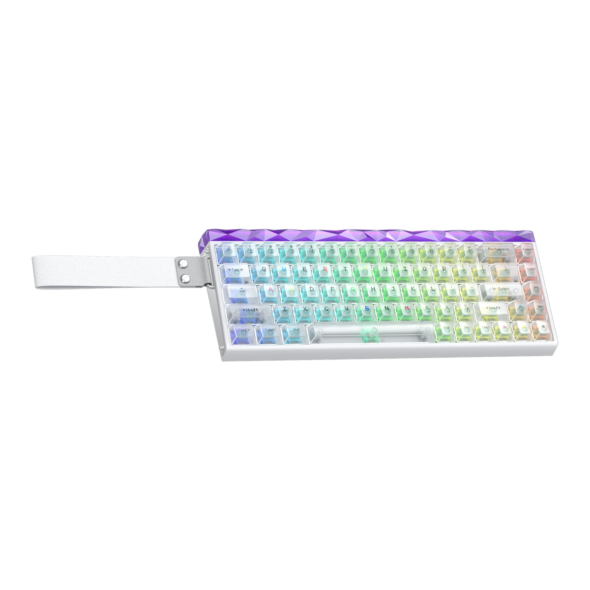 Hero 68 HE Teclado - Frosted White (3 4 b)