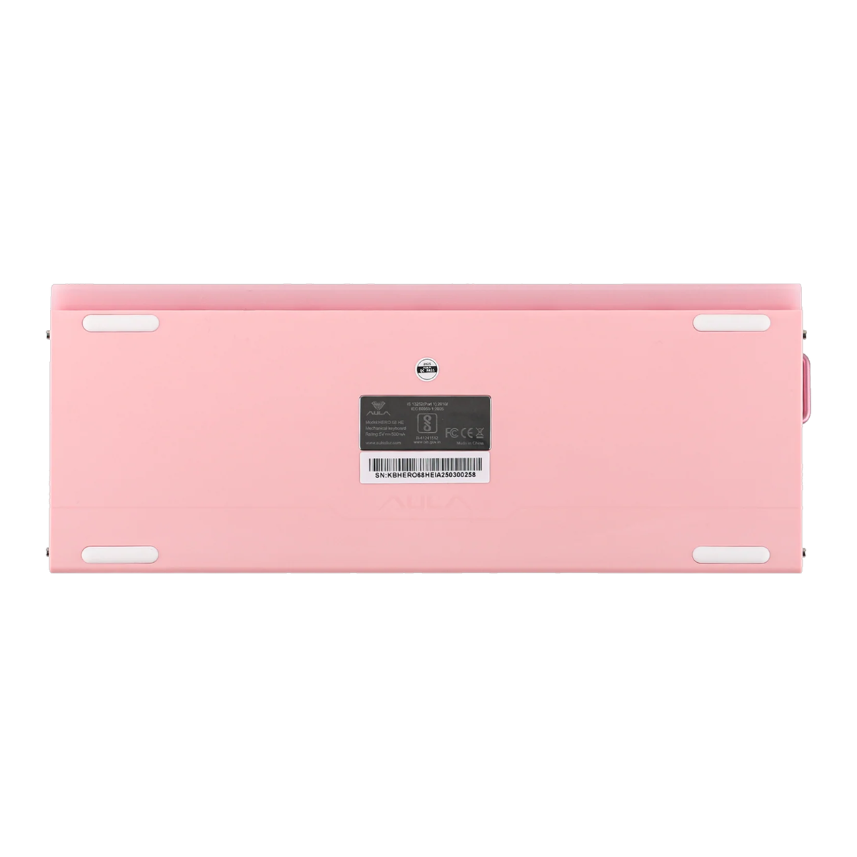 Hero 68 HE Teclado - Rosa Degradé (trasera)