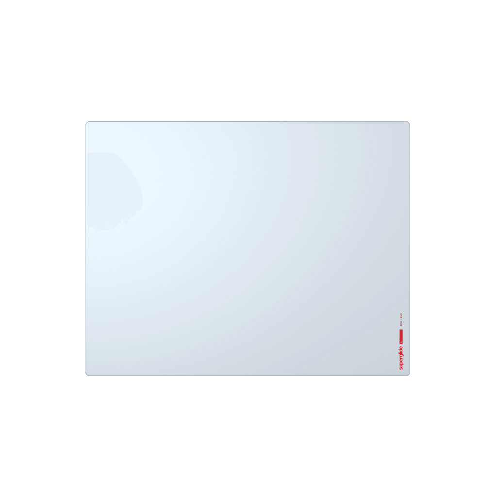 Superglide Glass Mousepad V2 - White