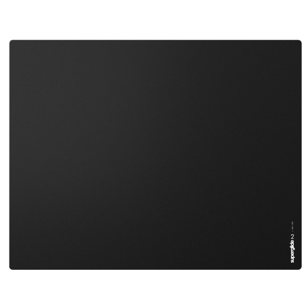 Superglide Glass Mousepad V2 - Black