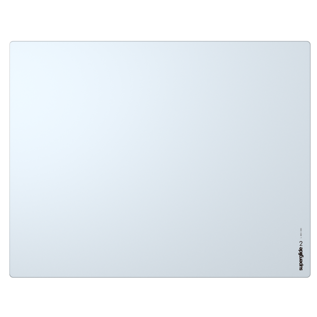Superglide Glass Mousepad V2 - White
