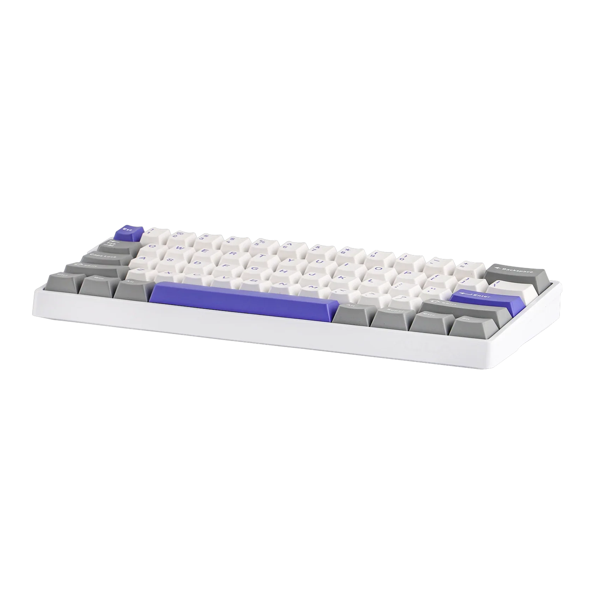 WIN60HE Teclado - MAX White / Grey / Blue (3 4 b)