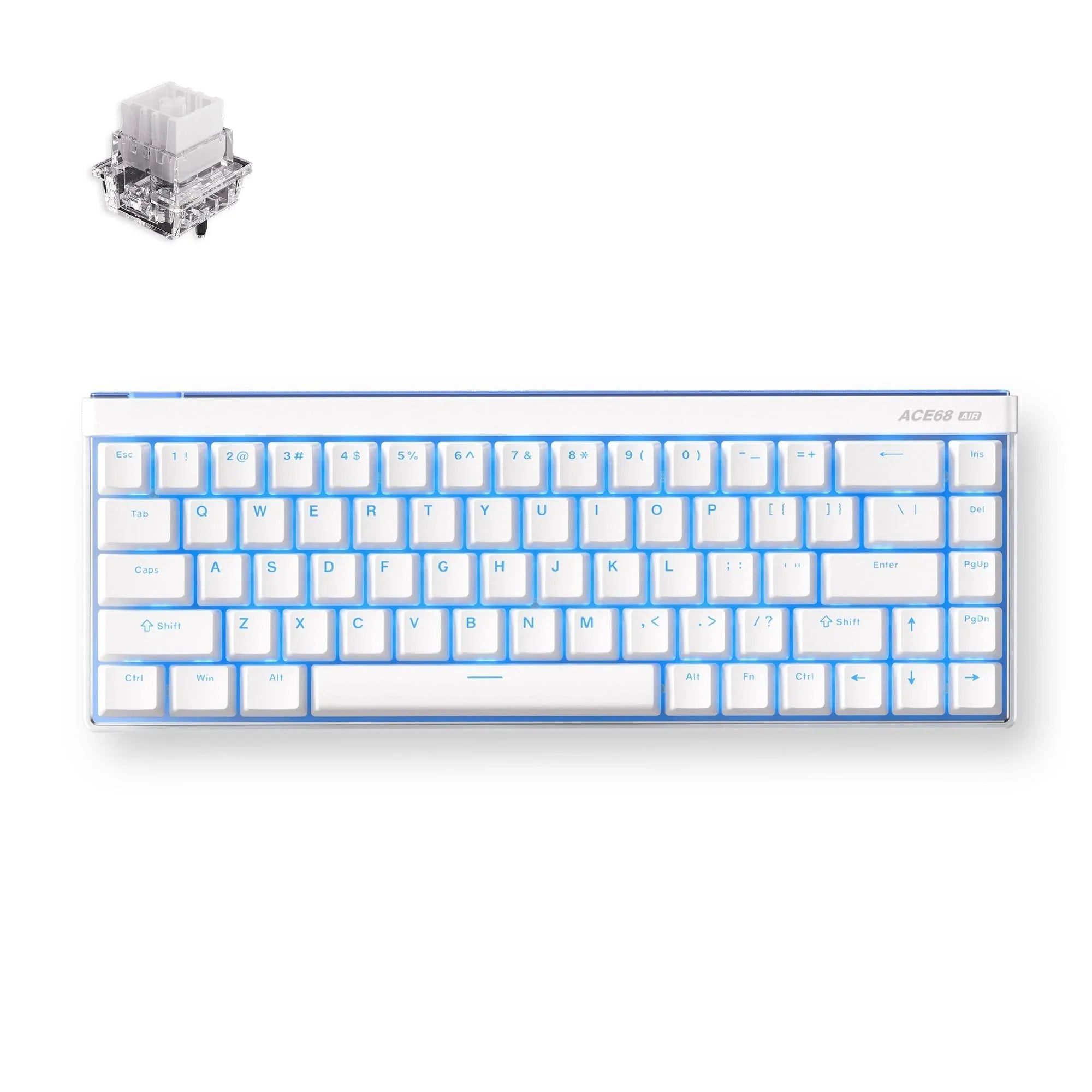 Ace 68 Air Teclado - Snow White