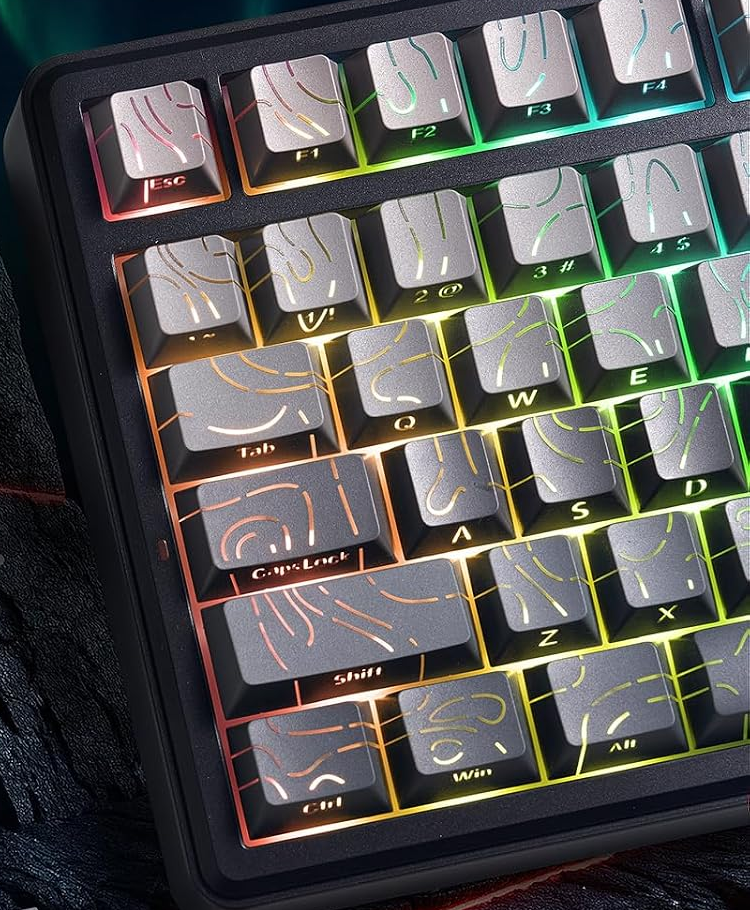 F75 Max Teclado - Black Degradé Contour (teclas)