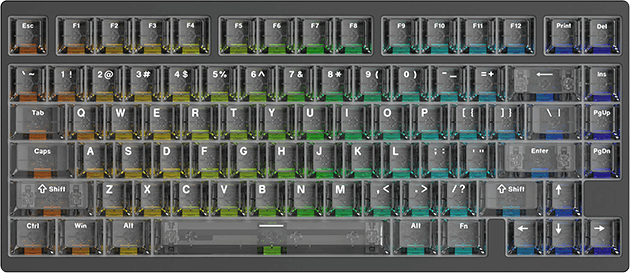 MG75 Max Teclado - Black