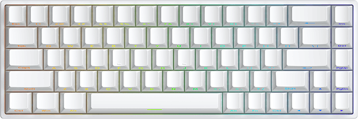 Mars68 Pro Teclado - White
