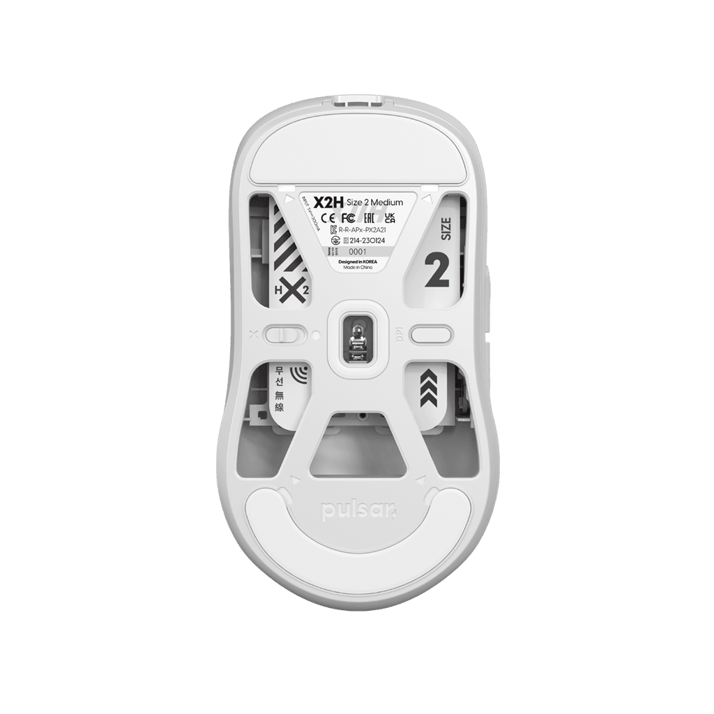 X2H CrazyLight [Medium] Mouse - Uyuni White