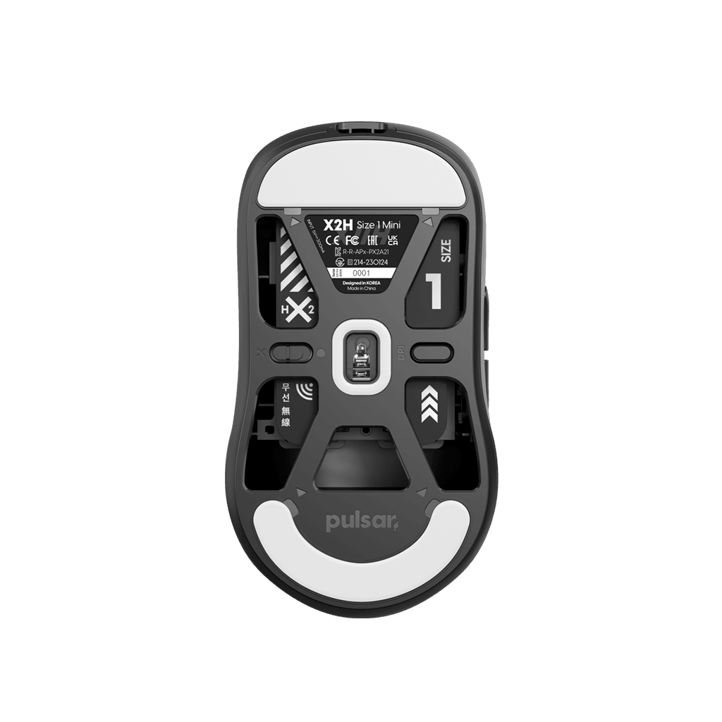 X2H CrazyLight Mouse - Jet Black