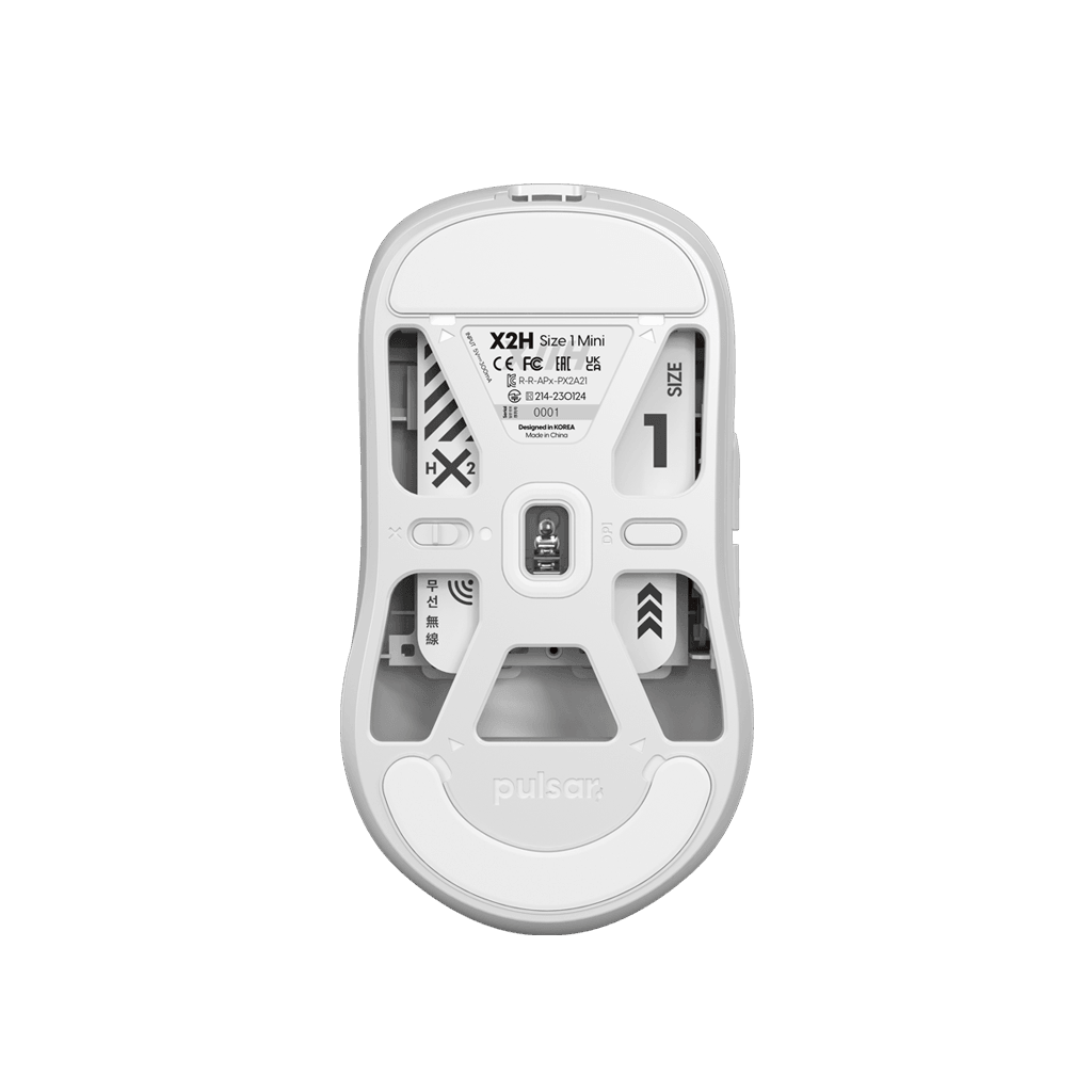 X2H CrazyLight [Mini] Mouse - Uyuni White