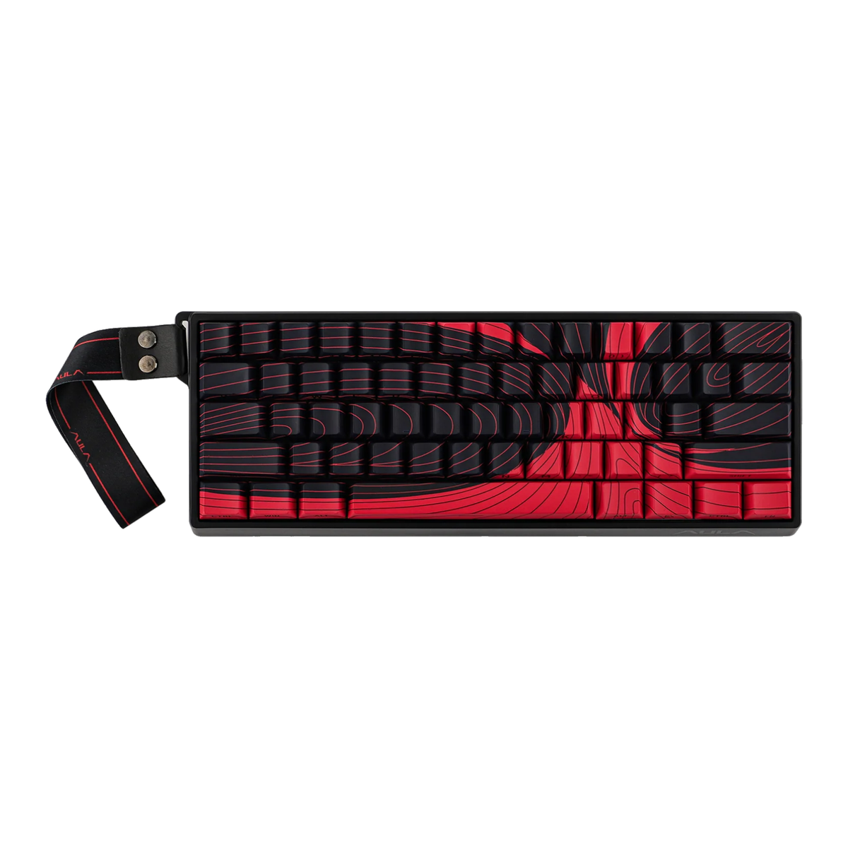 WIN60HE Teclado - MAX Black / Red (superior)