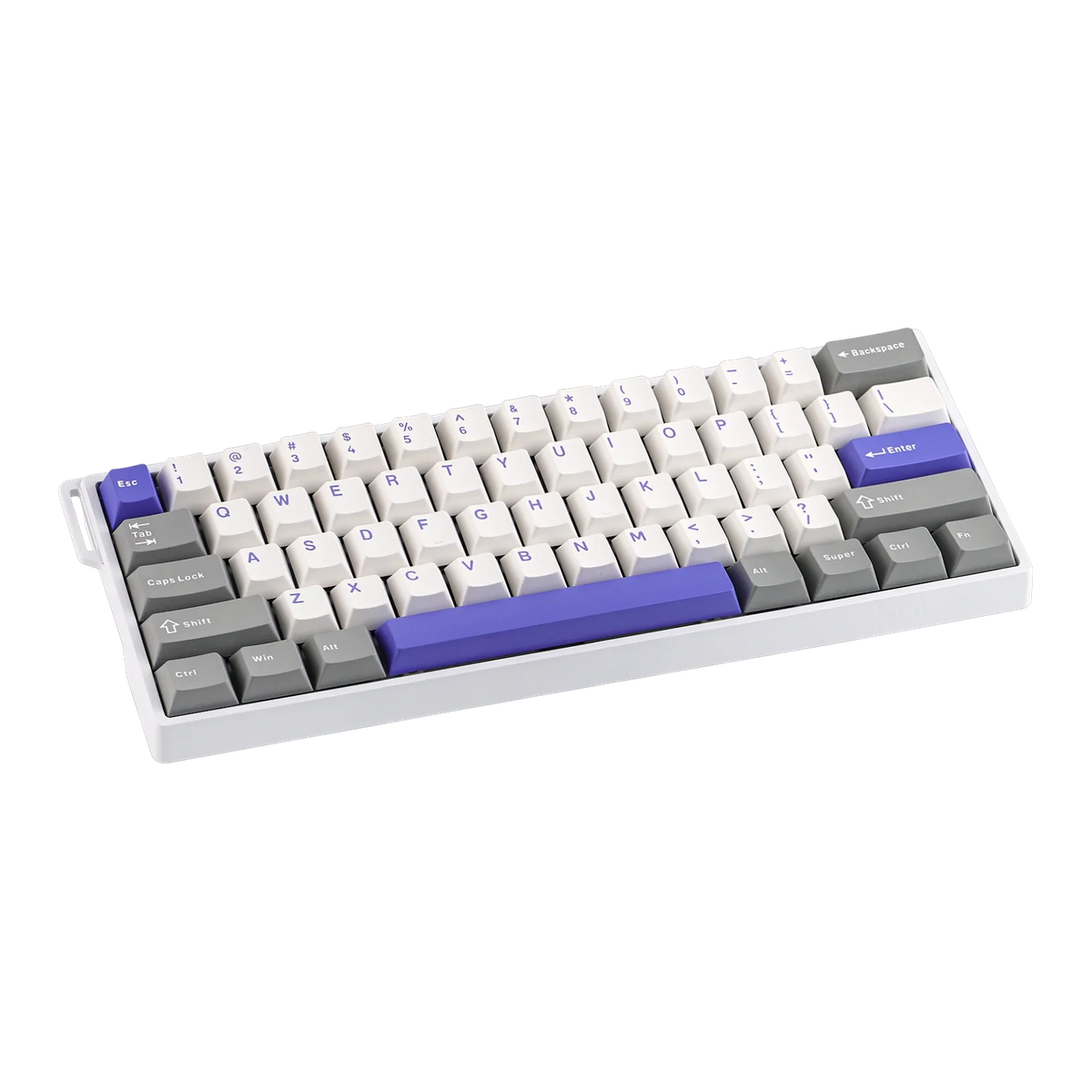 WIN60HE Teclado - MAX White / Grey / Blue (3 4)