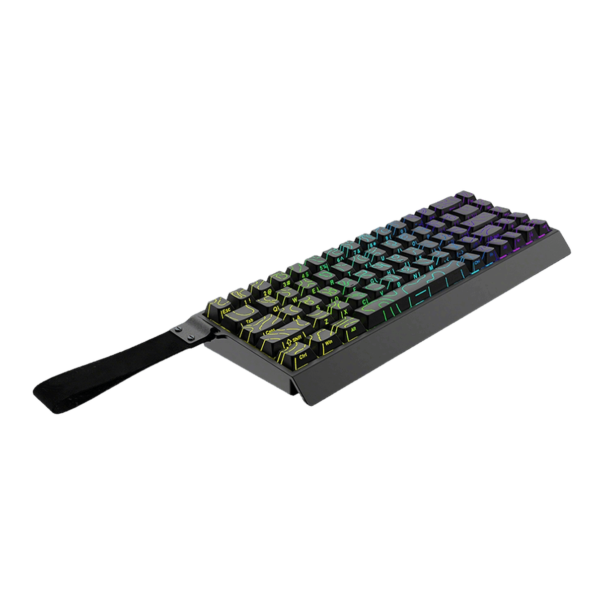 Mercury68 Max Teclado - Black (lateral render)