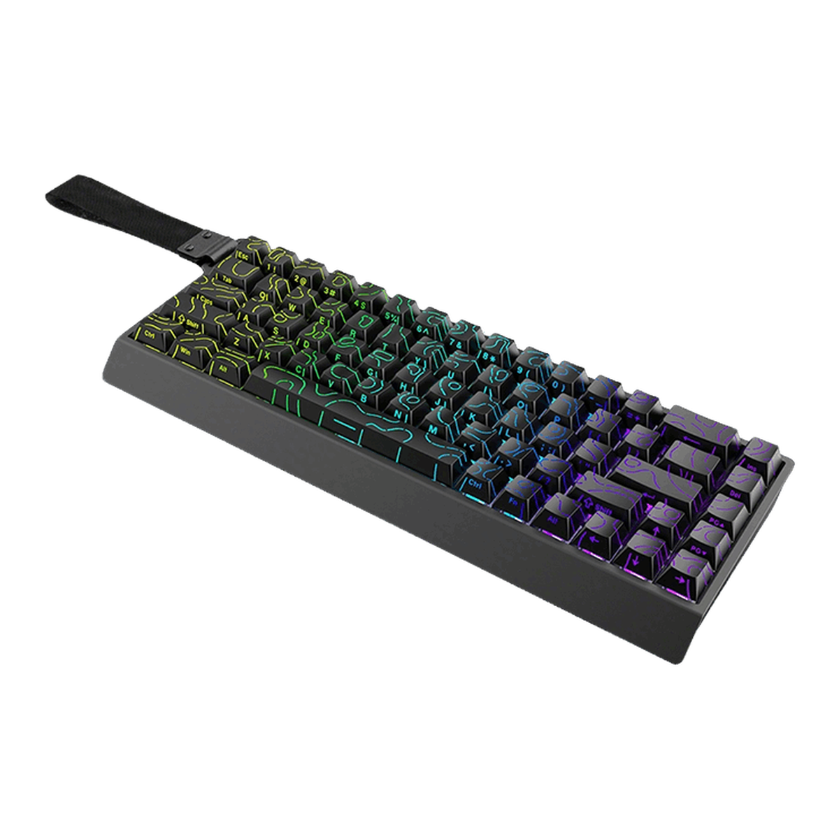 Mercury68 Max Teclado - Black (3 4 render)