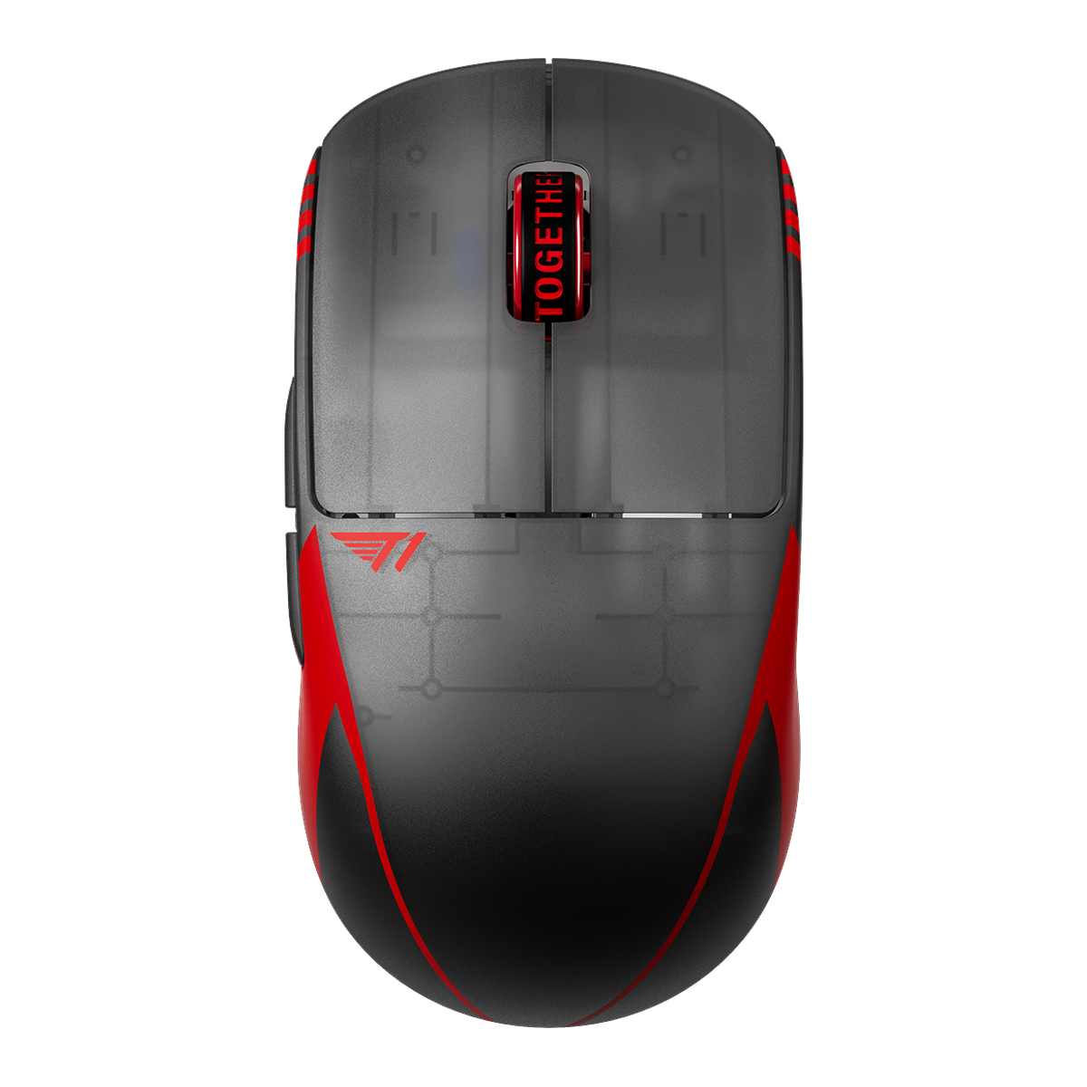 [T1] CrazyLight [Mini] Mouse - Black (frente) #Color_Black
