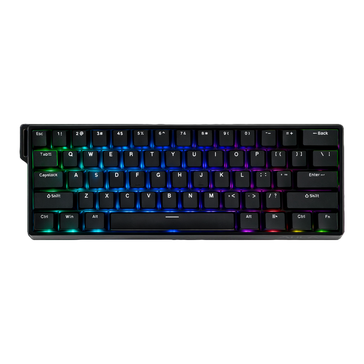 WIN60HE Teclado - Negro (superior rgb)