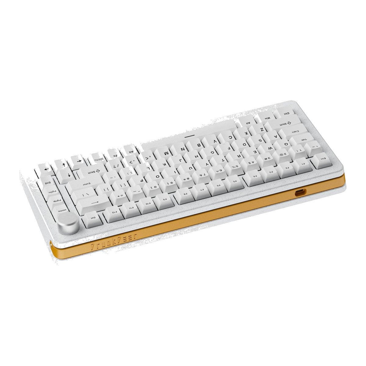 A75 Pro Teclado - White (3 4 lateral) #Color_White